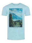 riverso T-Shirt RIVLukas Regular Fit (1-tlg) Kurzarm Tee Shirt Hellblau/Blau