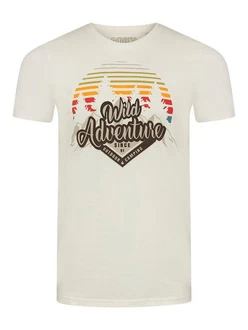 riverso T-Shirt RIVLukas Regular Fit (1-tlg) Kurzarm Tee Shirt Grau/Khaki/Beige/Creme/Gold/Rosa