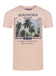 riverso T-Shirt RIVLukas Regular Fit (1-tlg) Kurzarm Tee Shirt Gold/Rosa/Lila/Khaki/Weiß