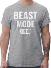 T-Shirt Beast Mode ON Fitness & Workout