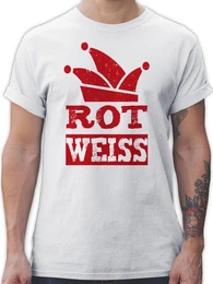 T-Shirt Rot Weiss Kln I Karneval I Fasching rut wiess I Rut un Wiess Karneval & Fasching