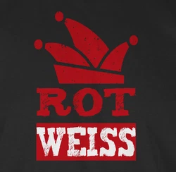 Shirtracer T-Shirt Rot Weiss Köln Karneval Fasching Rot/Weiss