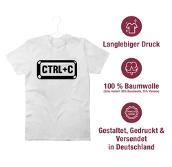 Shirtracer T-Shirt Papa/Mama - Baby copy - CTRL+C Partner-Look Familie Rot/Dunkelgrau/Weiß/Grau