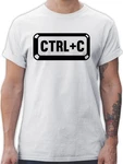 Shirtracer T-Shirt Papa/Mama - Baby copy - CTRL+C Partner-Look Familie Rot/Dunkelgrau/Weiß/Grau