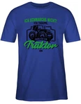 Shirtracer T-Shirt Ich schnarche nicht ich trume dass ich ein Traktor bin schwarz/bunt