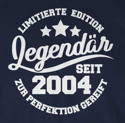Shirtracer T-Shirt Legendr seit 2004 weiß