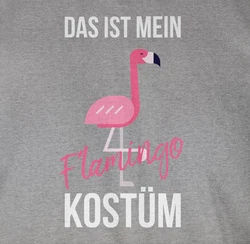 Shirtracer T-Shirt Das ist mein Flamingo Kostüm Pink