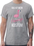Shirtracer T-Shirt Das ist mein Flamingo Kostüm Pink