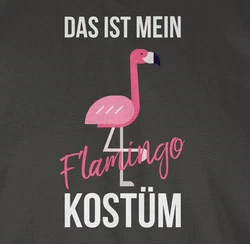 Shirtracer T-Shirt Das ist mein Flamingo Kostüm Pink