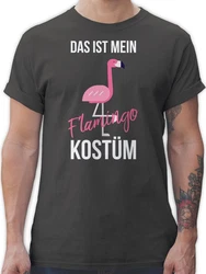 Shirtracer T-Shirt Das ist mein Flamingo Kostüm Pink