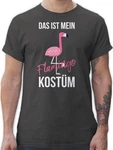 Shirtracer T-Shirt Das ist mein Flamingo Kostüm Pink