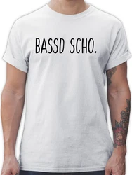 Shirtracer T-Shirt Bassd scho. Franken Grau