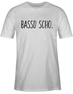 Shirtracer T-Shirt Bassd scho. Franken Grau