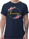 Shirtracer T-Shirt Trauzeuge Hochzeit Herren Gelb/Rosa/Lila/Dunkelblau/Braun