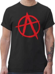 Shirtracer T-Shirt Anarchie A Festival rot