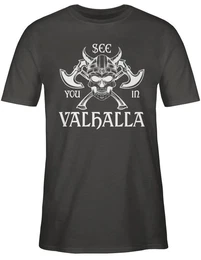 T-Shirt See you in Valhalla Wikinger & Walhalla Herren
