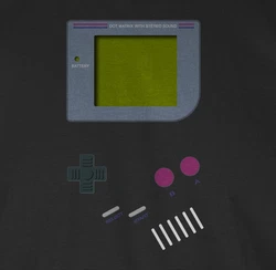Shirtracer T-Shirt Gameboy Nerds Karneval & Fasching Schwarz/Grün