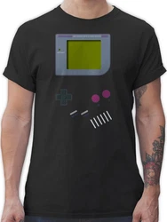 Shirtracer T-Shirt Gameboy Nerds Karneval & Fasching Schwarz/Grün