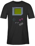 Shirtracer T-Shirt Gameboy Nerds Karneval & Fasching Schwarz/Grün