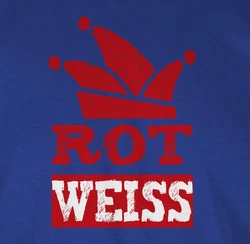 Shirtracer T-Shirt Rot Weiss Köln Karneval Fasching Rot/Weiss