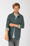 SUPER.NATURAL Sweatjacke KNIT JACKET Grün/Hellblau/Türkis