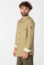 SUPER.NATURAL Sweatjacke KNIT JACKET Khaki/Beige/Dunkelgrün