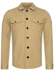 SUPER.NATURAL Sweatjacke KNIT JACKET Khaki/Beige/Dunkelgrün