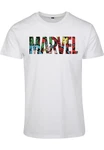 Merchcode T-Shirt Marvel Logo Character Tee (1-tlg) Silber/Dunkelrot/Weiß/Gelb/Mischfarben/Rosa