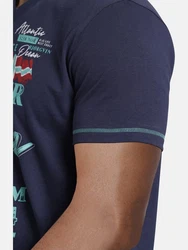 Jan Vanderstorm T-Shirt NORDGER Blau/Dunkelblau