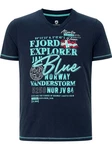 Jan Vanderstorm T-Shirt NORDGER Blau/Dunkelblau