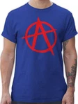 Shirtracer T-Shirt Anarchie A Festival rot