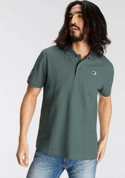 KangaROOS Poloshirt Kurzarm Dunkelgrün/Grün