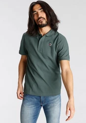 KangaROOS Poloshirt Kurzarm Dunkelgrün/Grün