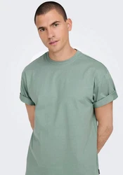 ONLY & SONS T-Shirt Fred Grün/Hellgrün