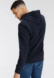 Jack & Jones Kapuzensweatshirt JJ JJANDY SWEAT HOOD Dunkelblau