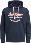 Jack & Jones Kapuzensweatshirt JJ JJANDY SWEAT HOOD Dunkelblau