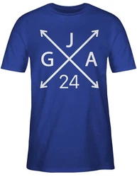 Shirtracer T-Shirt JGA 2024 JGA Herren Blau/Dunkelblau/Hellblau