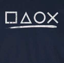 Shirtracer T-Shirt Gamer Nerd Geschenke Schwarz/Dunkelblau