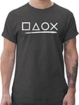 Shirtracer T-Shirt Gamer Nerd Geschenke Schwarz/Dunkelgrau
