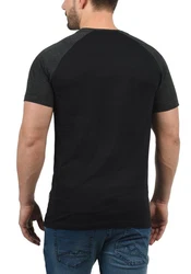Solid Herren T-Shirt Kurzarm Shirt Mit Rundhalsausschnitt SDBastian 