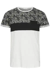 !Solid Herren T-Shirt Kurzarm Shirt Florian Rundhals-Ausschnitt Schwarz/Weiß/Dunkelgrün/Grün/Grau/Creme