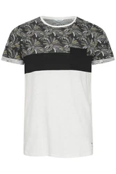 !Solid Herren T-Shirt Kurzarm Shirt Florian Rundhals-Ausschnitt Schwarz/Weiß/Dunkelgrün/Grün/Grau/Creme