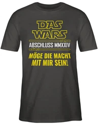 Shirtracer T-Shirt Das Wars Abschluss 2024 Dunkelgrün/Grün/Grau/Dunkelgrau