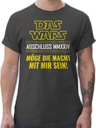 Shirtracer T-Shirt Das Wars Abschluss 2024 Dunkelgrün/Grün/Grau/Dunkelgrau