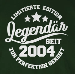 Shirtracer T-Shirt Legendr seit 2004 weiß