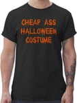 Shirtracer T-Shirt Holy Halloween Kostüm Outfit Schwarz/Orange/Grau