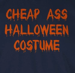 Shirtracer T-Shirt Holy Halloween Kostüm Outfit Dunkelblau/Orange