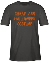 Shirtracer T-Shirt Holy Halloween Kostüm Outfit Dunkelgrün/Khaki/Orange/Schwarz/Dunkelgrau