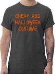 Shirtracer T-Shirt Holy Halloween Kostüm Outfit Dunkelgrün/Khaki/Orange/Schwarz/Dunkelgrau
