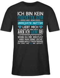 Shirtracer T-Shirt Ich bin kein perfekter Sohn weiß